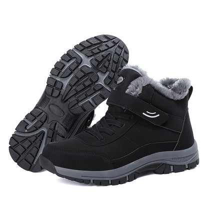 Rubber sole anti slip warm cotton shoes snow boots