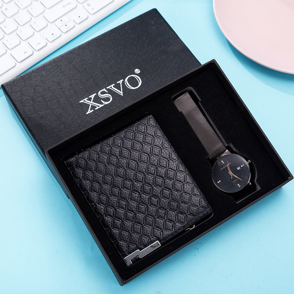 Wallet Quartz Watch With Large Dial