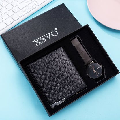 Wallet Quartz Watch With Large Dial