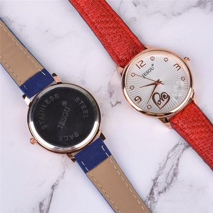 Women’s Gift Set Combo 3-in-1 | Leather Quartz Watch, Sunglasses & Corsage Bracelet
