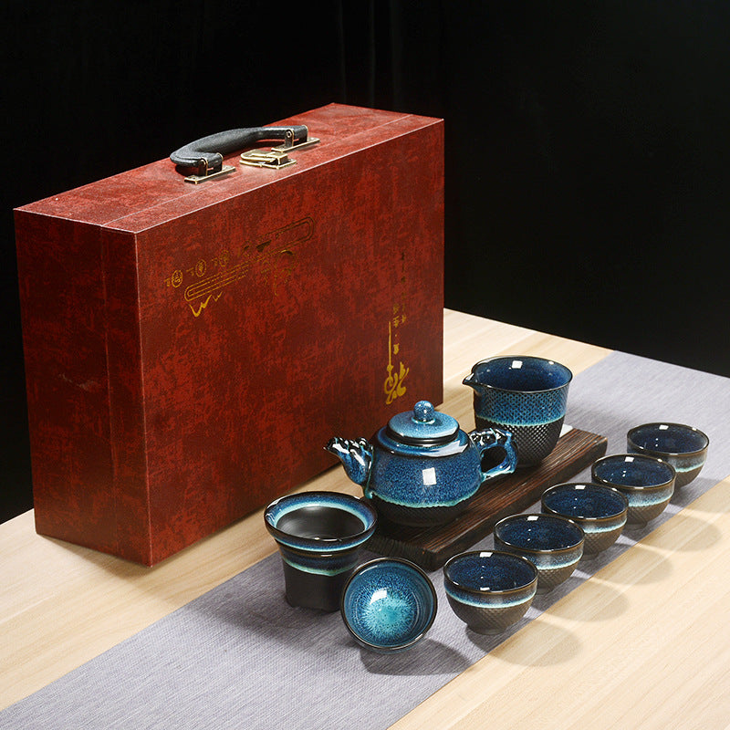 Tianmu Jianzhan Tea Set 10-Piece Gift Box