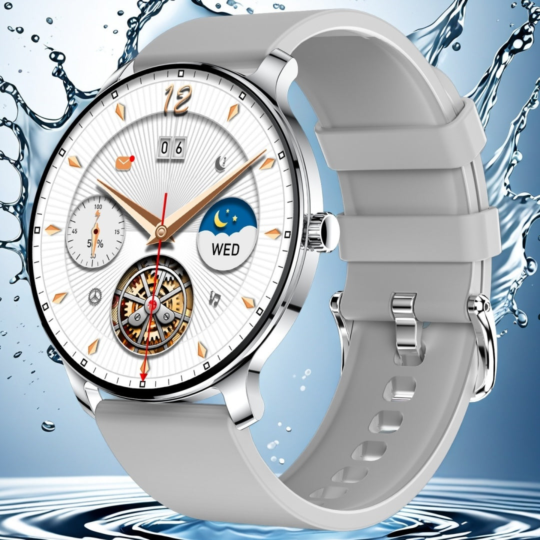 1.43” AMOLED Ultra Thin Smartwatch | Fitness Tracker with Heart Rate, Bluetooth Calling & Sports Modes