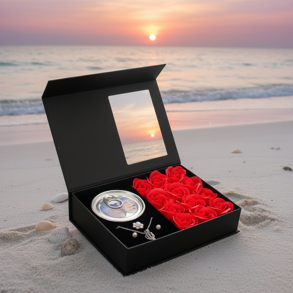 FANBULUXE Luxury Freshwater Pearl Necklace Gift Set