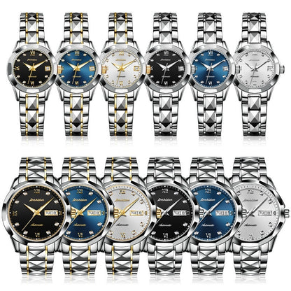 Casual Mechanical Watch With A Large Dial For Couples