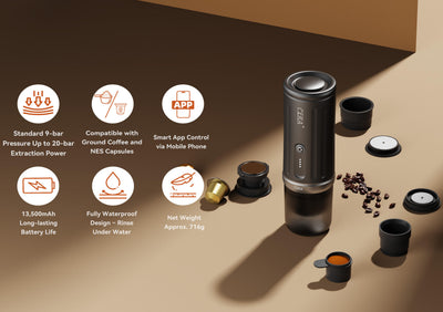 2 in 1 Portable Espresso Machine