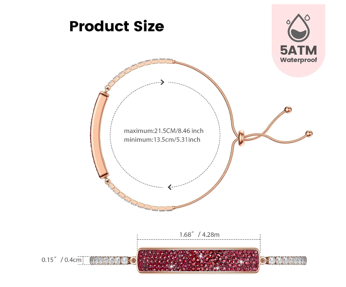 Women's Fashionable Smart Health & Fitness Tracker Bracelet