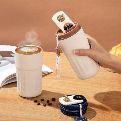 Stainless Steel Hot and Cold Vacuum Insulated Temperature Display Coffee Mug