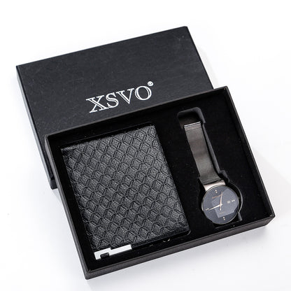 Wallet Quartz Watch With Large Dial