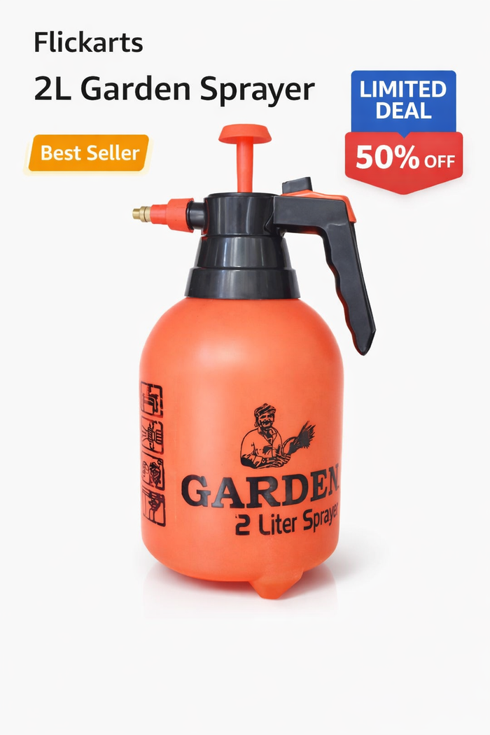 2L Garden Pressure Sprayer Pump Bottle for Plants, Home & Gardening Use