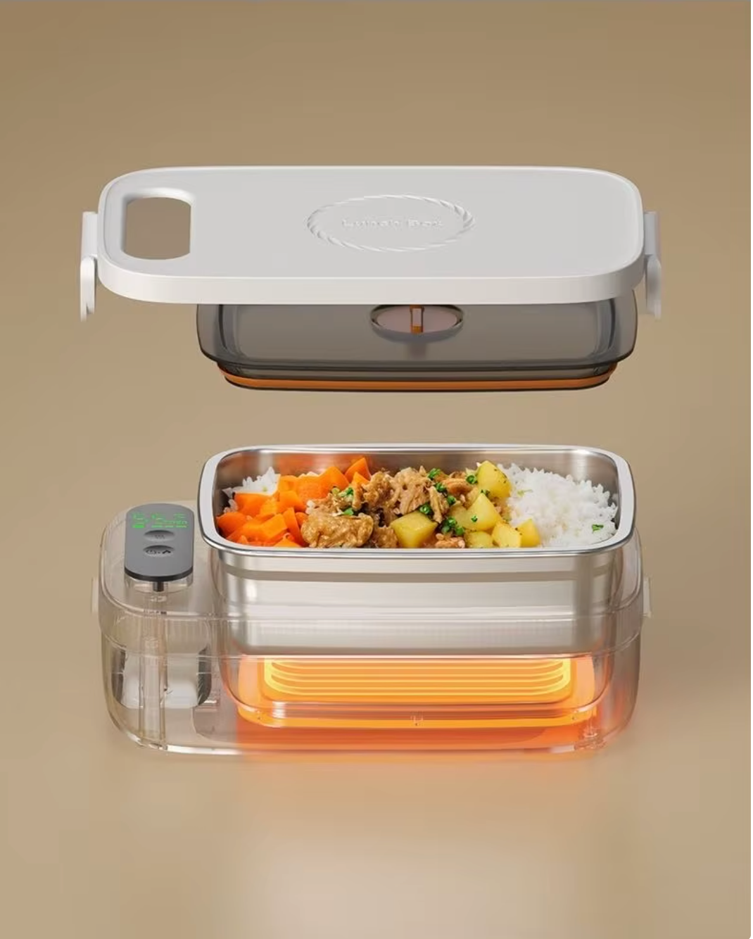 Smart USB Multi-Function Lunch Box