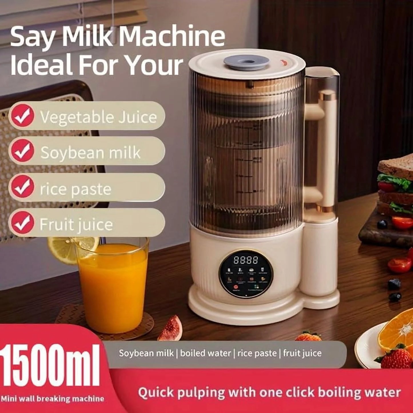Multifunction Blender with Heat Preservation