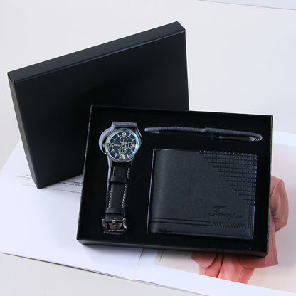 Men's Gift Suit Business Watch Belt
