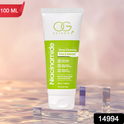 OG Beauty 2% Niacinamide Face Wash with Vitamin B5 – 100ml