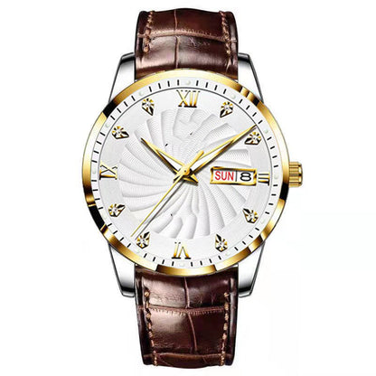 Luminous Men's Calendar Quartz Watch