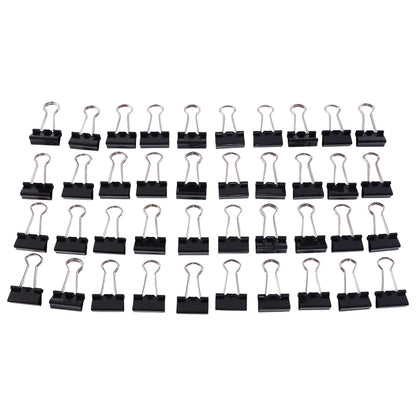 Heavy-duty Black Binder Clips Set (19 Mm 40 Pc)