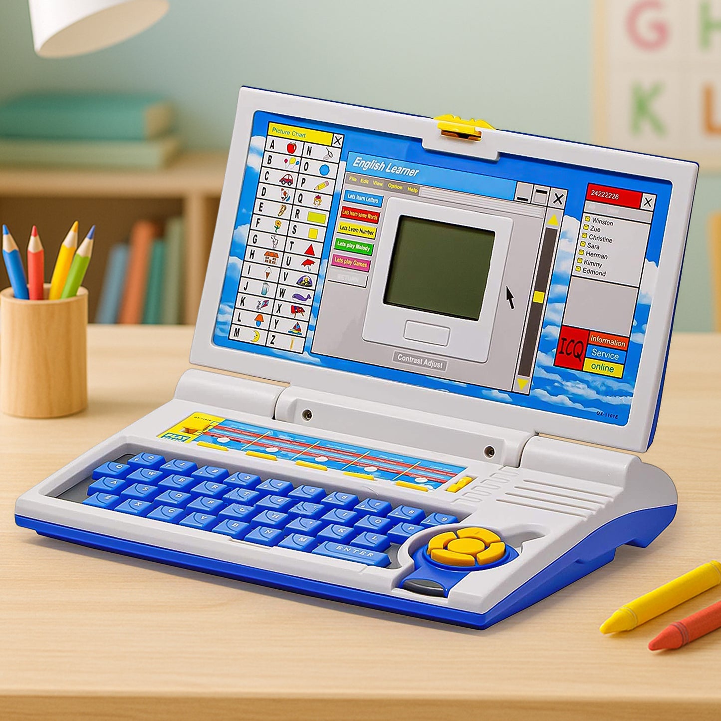 English Learner Educational Laptop Toy  20 Learning Activities