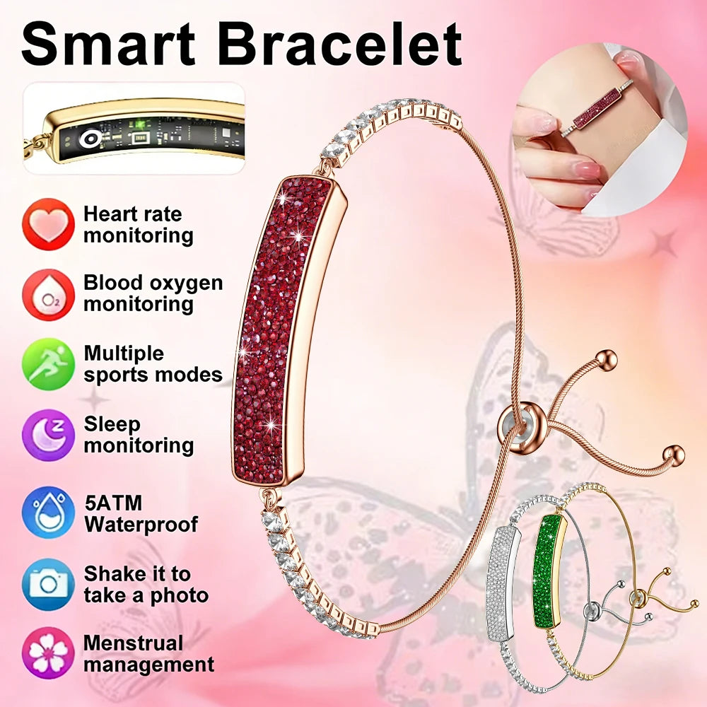 Women's Fashionable Smart Health & Fitness Tracker Bracelet