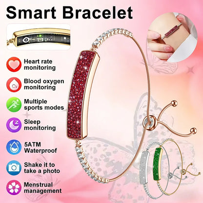 Women's Fashionable Smart Health & Fitness Tracker Bracelet