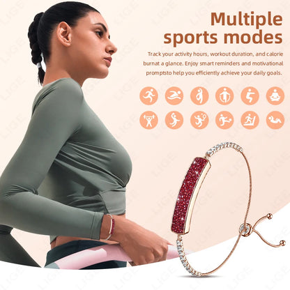 Women's Fashionable Smart Health & Fitness Tracker Bracelet