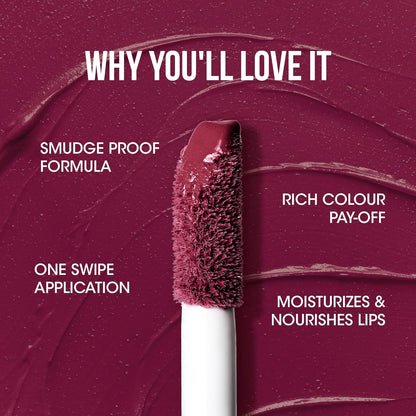 Og Beauty Vintage Wine Moisture Lock Liquid Lipstick (4.5 Ml  1 Pc)