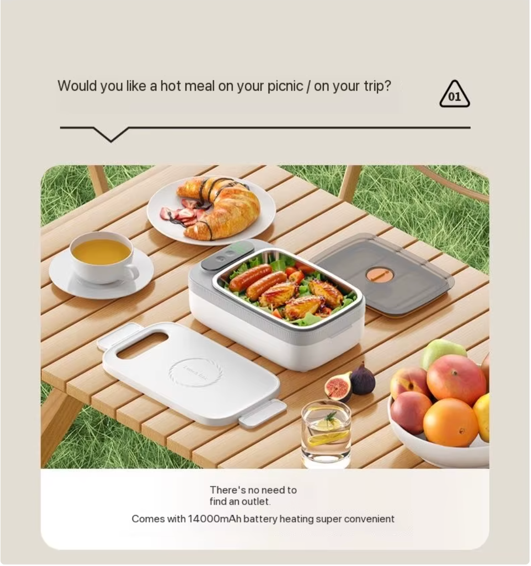 Smart USB Multi-Function Lunch Box