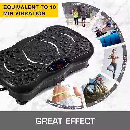 Full Body Fitness Platform with Lymphatic Vibrating Plates