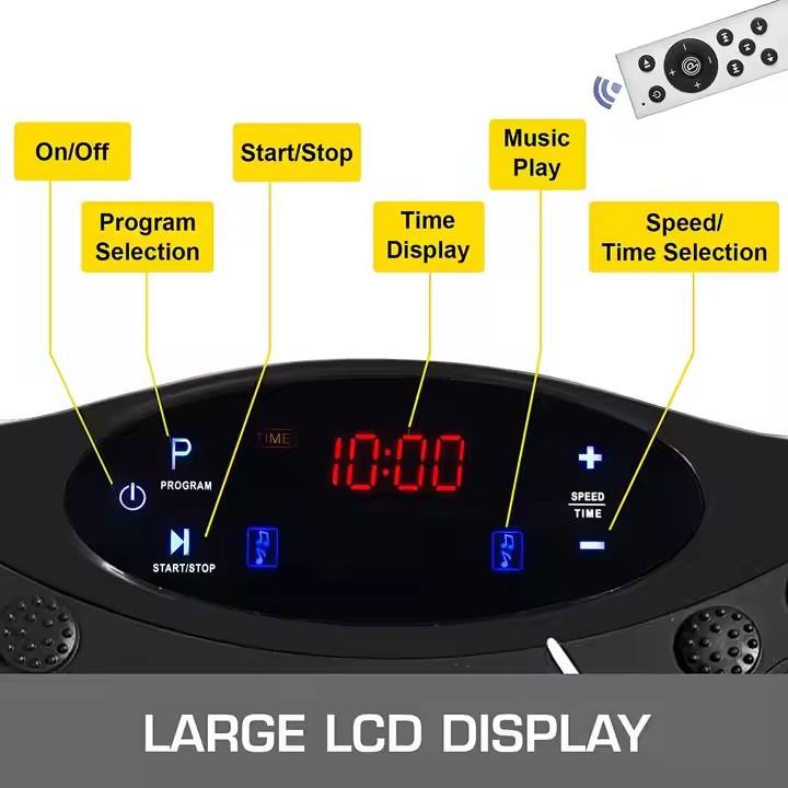 Full Body Fitness Platform with Lymphatic Vibrating Plates