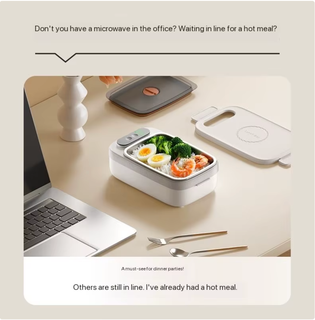 Smart USB Multi-Function Lunch Box
