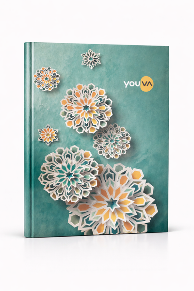 Premium Case Bound Notebook 288 Pages | Hard Cover Single Line Notebook for School, College & Office