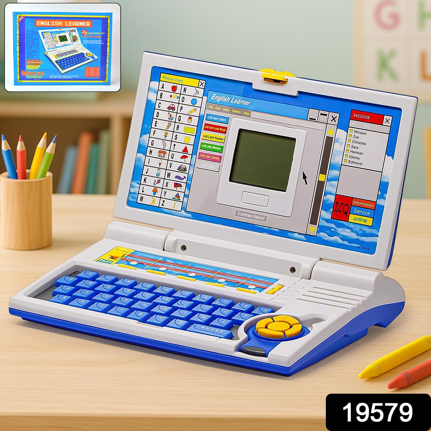 English Learner Educational Laptop Toy  20 Learning Activities