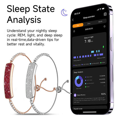 Women's Fashionable Smart Health & Fitness Tracker Bracelet